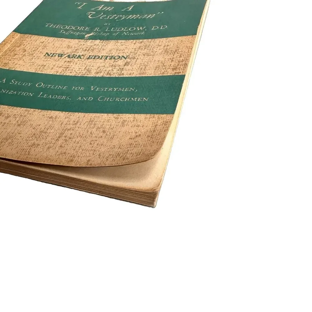 I am A Vestryman By Theodore R. Ludlow, D.D. Newark Edition 1937 Book
